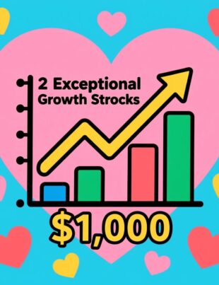 2 Exceptional Growth Stocks to Invest in With ,000