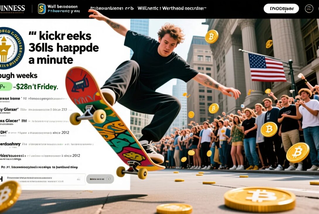 Skateboarding for Crypto: K Prize for a Guinness World Record Attempt