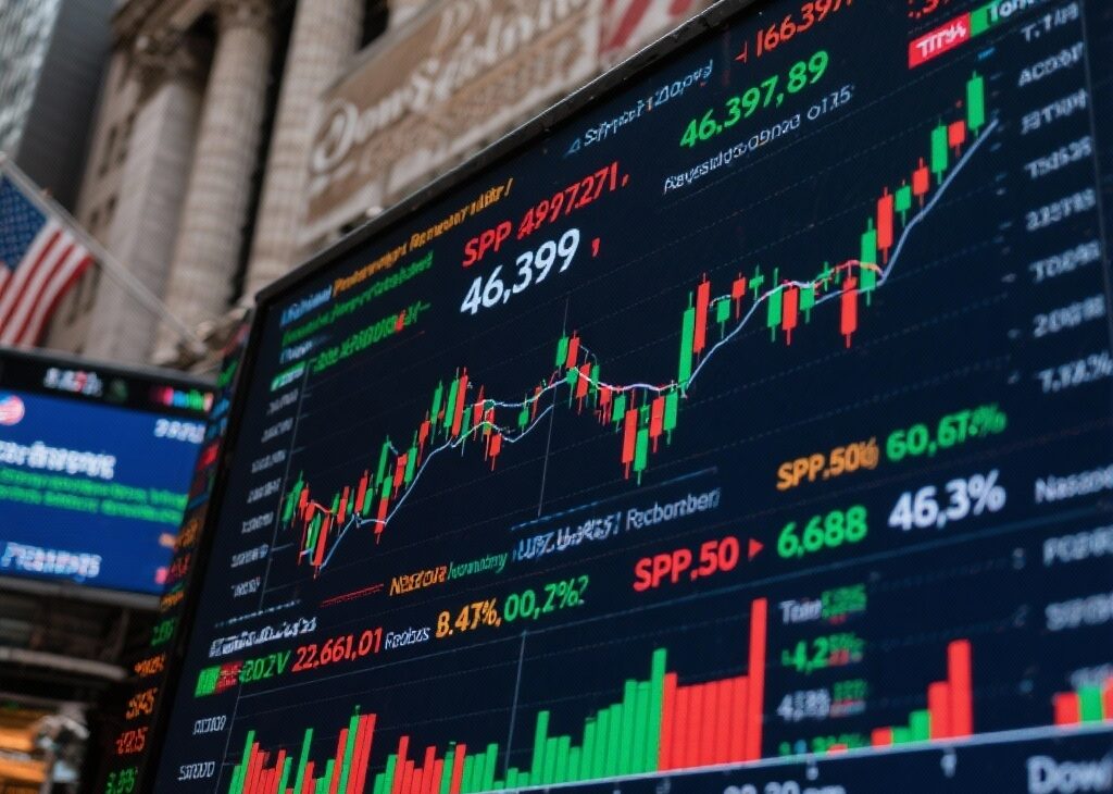 Dow Soars to Record High as S&P 500 Notches Winning Month